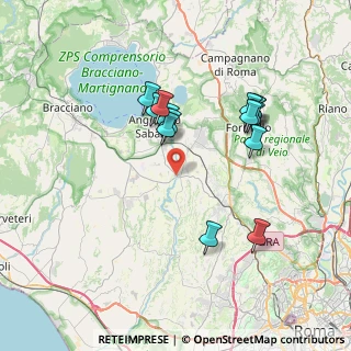 Mappa Via Cadoneghe, 00123 Osteria Nuova RM, Italia (7.19714)