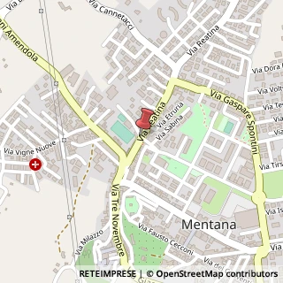 Mappa Via Giovanni Giolitti, 21, 00013 Mentana, Roma (Lazio)