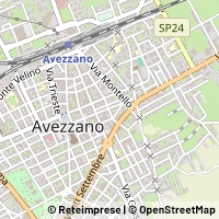 Mapa Avezzano