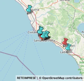 Mappa Via Pirgus, 00058 Santa Marinella RM, Italia (8.49)