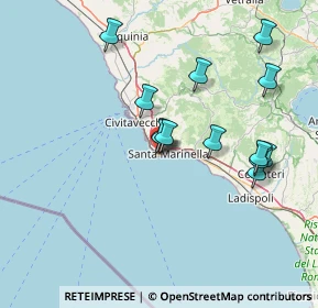 Mappa Via Pirgus, 00058 Santa Marinella RM, Italia (14.88462)