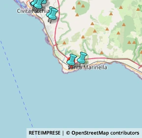 Mappa Via Pirgus, 00058 Santa Marinella RM, Italia (6.22182)