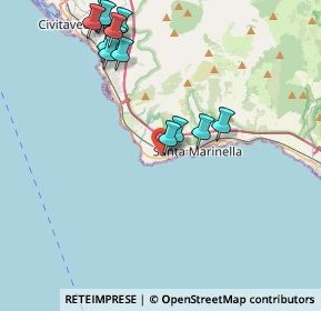 Mappa Via Pirgus, 00058 Santa Marinella RM, Italia (4.60308)