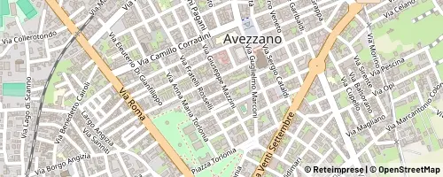 Mappa Avezzano