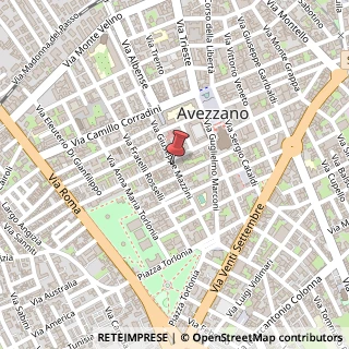Mappa Via Giuseppe Mazzini, 75, 67051 Avezzano, L'Aquila (Abruzzo)