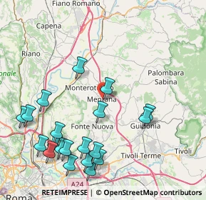 Mappa Via del Conventino, 00013 Mentana RM, Italia (10.352)