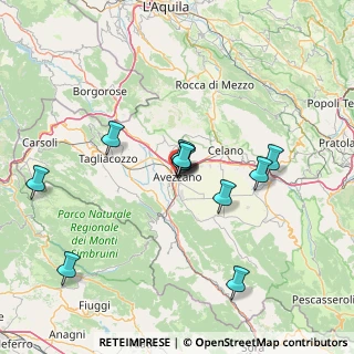 Mappa Via del Mercato, 67051 Avezzano AQ, Italia (13.90727)