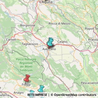 Mappa Via del Mercato, 67051 Avezzano AQ, Italia (33.00143)
