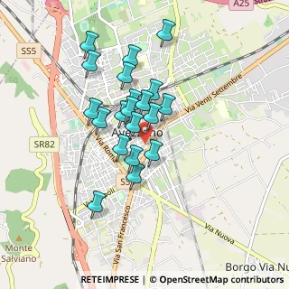 Mappa Via Domenico Spallone, 67051 Avezzano AQ, Italia (0.7605)