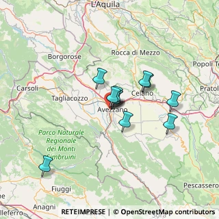 Mappa Via Paolo Uccello, 67051 Avezzano AQ, Italia (10.63727)