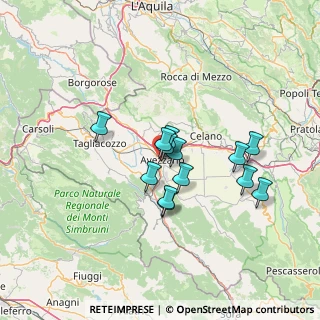 Mappa Via Eleuterio di Gianfilippo, 67051 Avezzano AQ, Italia (11.16769)
