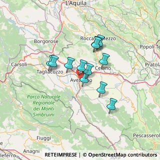 Mappa Via Eleuterio di Gianfilippo, 67051 Avezzano AQ, Italia (10.83583)