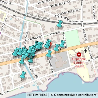 Mappa Via Castronovo, 00058 Santa Marinella RM, Italia (0.11724)