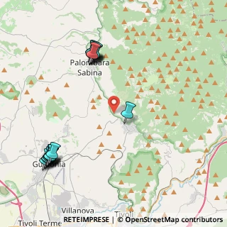 Mappa Via Collevecchio Monteverde, 00010 San Polo dei cavalieri RM, Italia (5.53)