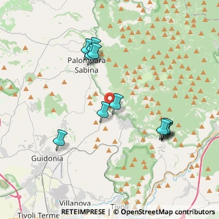 Mappa Via Collevecchio Monteverde, 00010 San Polo dei cavalieri RM, Italia (4.05727)