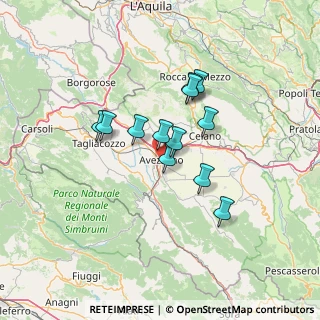 Mappa Via Luigi Cadorna, 67051 Avezzano AQ, Italia (10.81)
