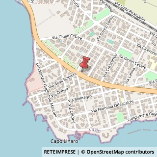 Mappa Via Aurelia, 607, 00058 Santa Marinella, Roma (Lazio)