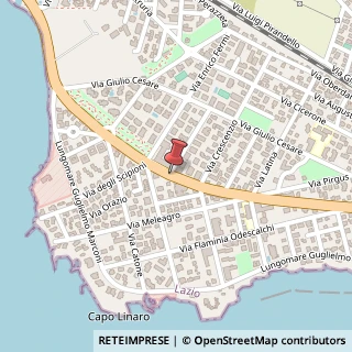 Mappa Via aurelia 452, 00058 Santa Marinella, Roma (Lazio)