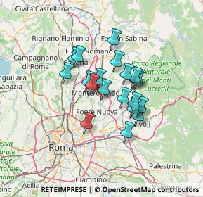 Mappa Via Giacomo Matteotti, 00013 Mentana RM, Italia (10.208)