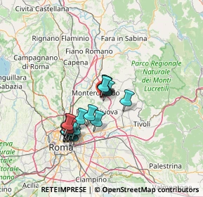 Mappa Via Giacomo Matteotti, 00013 Mentana RM, Italia (12.1135)