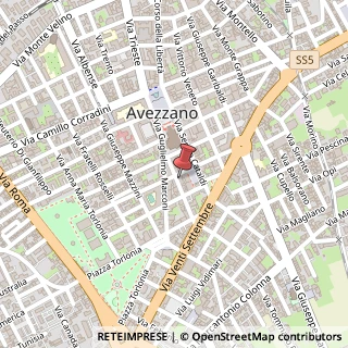 Mappa Via Antonio Gramsci, 30, 67051 Avezzano, L'Aquila (Abruzzo)