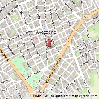 Mappa Via Guglielmo Marconi, 66, 67051 Avezzano, L'Aquila (Abruzzo)