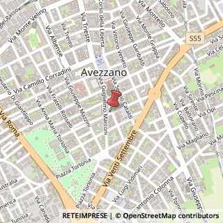 Mappa Via Cesare Battisti,  36, 67051 Avezzano, L'Aquila (Abruzzo)