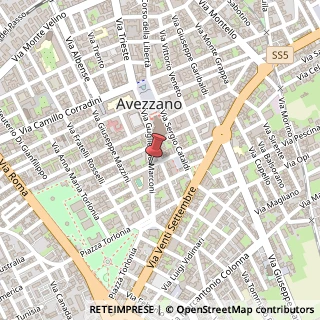 Mappa Via marconi guglielmo 87, 67051 Avezzano, L'Aquila (Abruzzo)