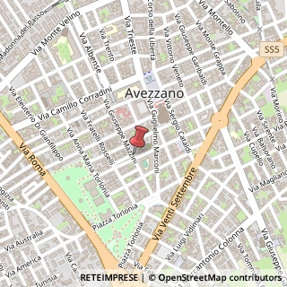 Mappa Via Giuseppe Mazzini, 26, 67051 Avezzano, L'Aquila (Abruzzo)