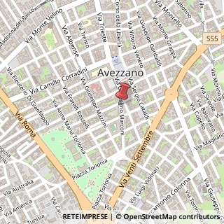 Mappa Via Nazario Sauro, 51, 67051 Avezzano, L'Aquila (Abruzzo)