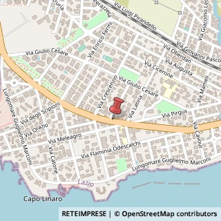 Mappa Via Aurelia, 575, 00058 Santa Marinella, Roma (Lazio)