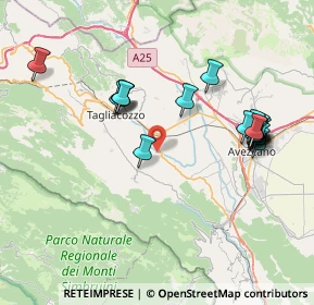 Mappa Via di Mezzo, 67069 Tagliacozzo AQ, Italia (8.478)