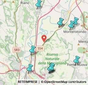 Mappa Raccordo Salario Settebagni, 00138 Roma RM, Italia (5.52667)