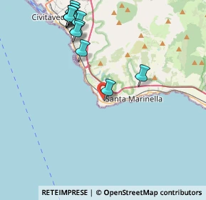 Mappa Via Alessandro Volta, 00058 Santa Marinella RM, Italia (5.13)