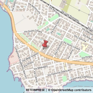 Mappa Via Aurelia, 605, 00058 Santa Marinella, Roma (Lazio)
