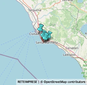 Mappa Via Alessandro Volta, 00058 Santa Marinella RM, Italia (12.28455)