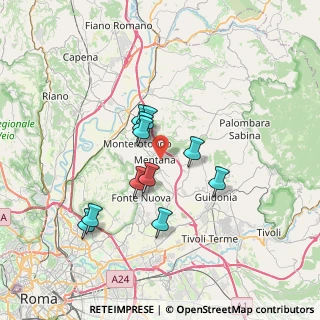 Mappa 00013 Mentana RM, Italia (6.13545)