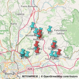 Mappa 00013 Mentana RM, Italia (7.22421)