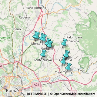 Mappa 00013 Mentana RM, Italia (5.38167)