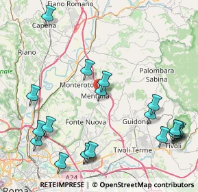 Mappa 00013 Mentana RM, Italia (11.19)