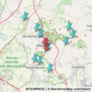 Mappa Via Piave, 00013 Mentana RM, Italia (3.53583)