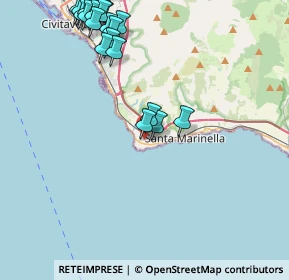 Mappa Via Crescenzio, 00058 Santa Marinella RM, Italia (5.277)
