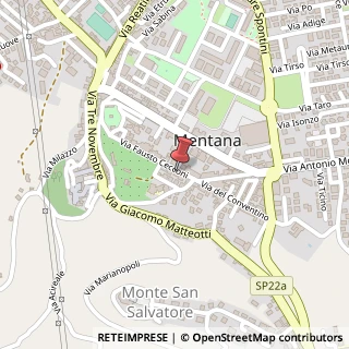 Mappa Via F. Cecconi, 18, 00013 Mentana, Roma (Lazio)
