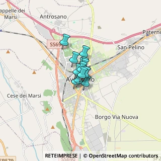 Mappa Piazza Risorgimento, 67051 Avezzano AQ, Italia (0.58308)