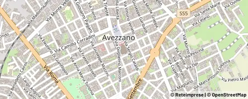 Mappa Avezzano