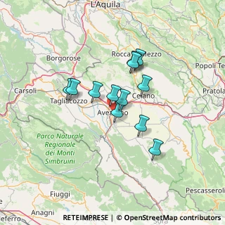 Mappa Piazza Risorgimento, 67051 Avezzano AQ, Italia (10.74)