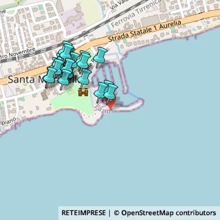 Mappa Porto Turistico Odescalchi, 00058 Santa Marinella RM, Italia (0.26154)