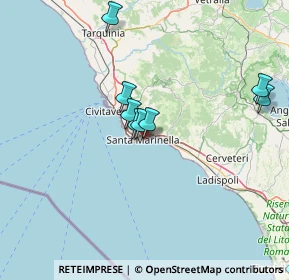 Mappa Porto Turistico Odescalchi, 00058 Santa Marinella RM, Italia (24.78615)