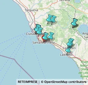 Mappa Porto Turistico Odescalchi, 00058 Santa Marinella RM, Italia (12.675)