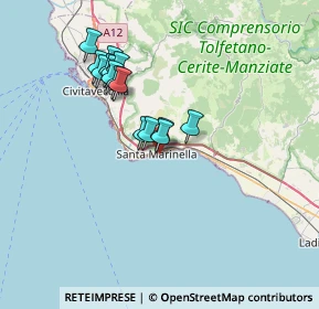 Mappa Porto Turistico Odescalchi, 00058 Santa Marinella RM, Italia (6.432)